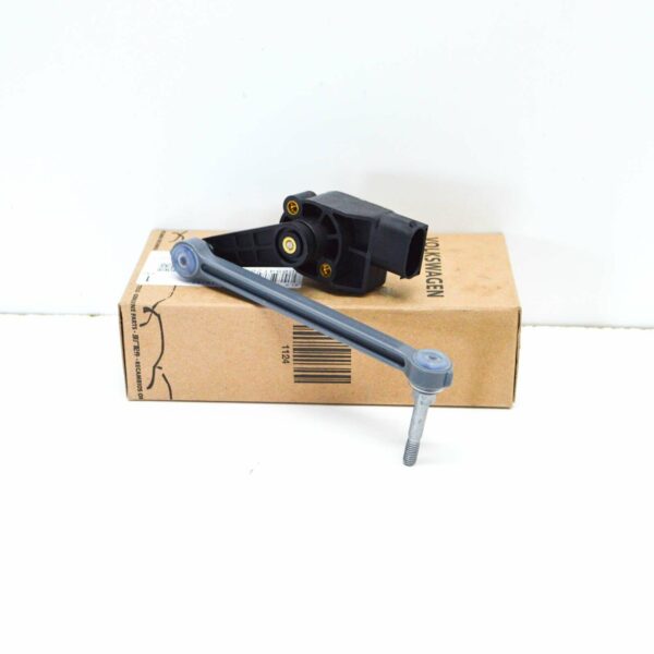 NEW VOLKSWAGEN PHAETON 3D FRONT LEFT LEVEL SENSOR WITH POLES 3D0941285E ORIGINAL