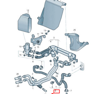 NEW VW SHARAN 7N COOLANT HOSE 7N0815369E
