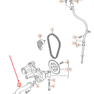NEW VOLKSWAGEN TRANSPORTER T5 SUCTION LINE 038115251A