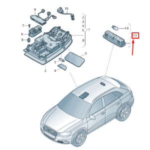 NEW AUDI Q2 GA REAR INTERIOR LIGHTING 8V0947111BC5