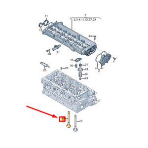 NEW VW GOLF VARIANT CG MK8 ENGINE EXHAUST VALVE 05L109611E