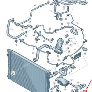 NEW AUDI A6 4A C8 ENGINE SOLENOID VALVE RETAINER 4K0121305AL
