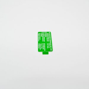 NEW MERCEDES-BENZ E W124 REFRIGERANT GUIDE SIGN A1248178620 ORIGINAL