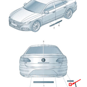 NEW VOLKSWAGEN ARTEON 3H7 REAR LID BADGE 3G8853675A2ZZ