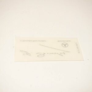 NEW MERCEDES G DAIMLER SIGNED CLEAR WINDSHIELD GLASS DECAL A0045847338 ORIGINAL