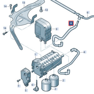 NEW AUDI A6 C8 AIR PIPE RHD 4K2820237A