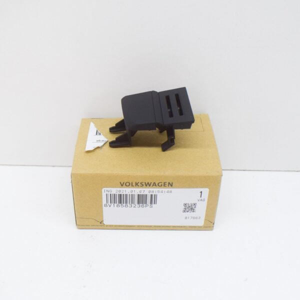 NEW AUDI A3 8V SOUL BLACK COIN HOLDER LHD 8V18583236PS ORIGINAL