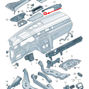 NEW VOLKSWAGEN ARTEON 3H7 DASHBOARD UPPER COVER 3G281915381U