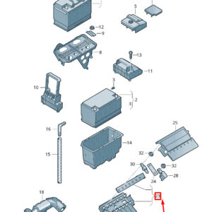 NEW VOLKSWAGEN CRAFTER 2F MK1 BATTERY FUSE SOCKET 2E0937505G
