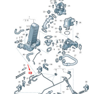NEW VW TOUAREG 7P MK2 VACUUM PIPE 057131492J