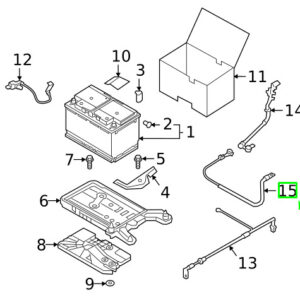 NEW VOLKSWAGEN ARTEON 3H7 BATTERY EARTH LINE 5Q0971250AC
