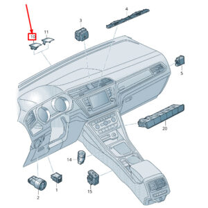 NEW VW TOURAN 5T SUN SENSOR 5TA907451D