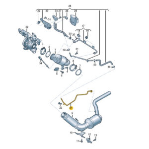 NEW VOLKSWAGEN CRAFTER SZ CONNECTING PIPE 2N0131582J