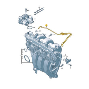 NEW VOLKSWAGEN POLO VAN 6R CONNECTING HOSE 04C133366S