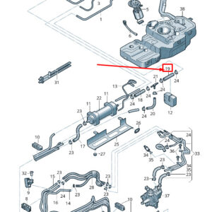 NEW AUDI Q5 8R REAR FUEL HOSE 8R0201541Q