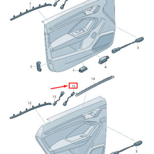 NEW AUDI Q3 F3 FRONT LEFT DOOR COURTESY LIGHT 83A947356B