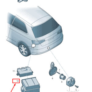 NEW AUDI Q2 GA TRAILER DETECTION CONTROL UNIT RETAINER 8V5907333A