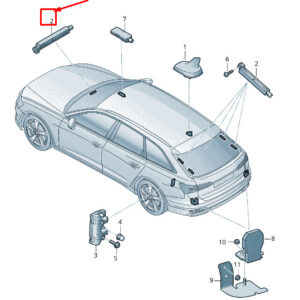 NEW AUDI A6 4A C8 ANTENNA AMPLIFIER 4K9035225J