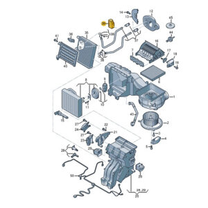 NEW VOLKSWAGEN ARTEON 3H7 HEAT EXCHANGER SEAL LHD 5Q1819861