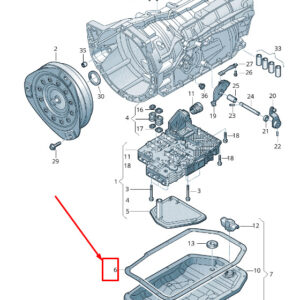 NEW AUDI Q7 4L ENGINE OIL SUMP GASKET 0BQ321371