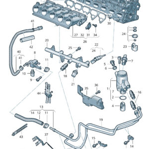 NEW AUDI RSQ3 8U FUEL LINE RETAINER 07K127785