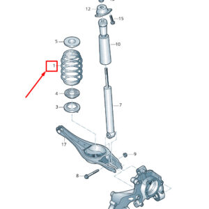 NEW AUDI Q2 GA REAR COIL SPRING 5QF511115CQ