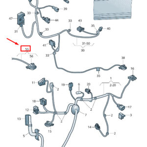 NEW VW TOURAN 5T TORCH ADAPTER WIRE 3G0971016