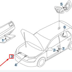 NEW VOLKSWAGEN TIGUAN MK2 A/C SYSTEM INFORMATION LABEL 5Q0010008D ORIGINAL