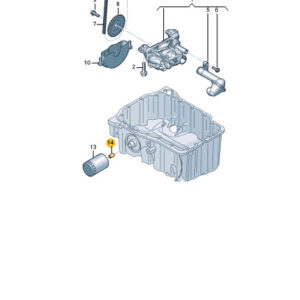 NEW AUDI Q2 GA OIL FILTER BASED STUD 03C115721A