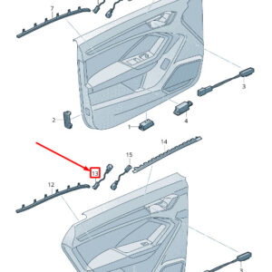 NEW AUDI Q3 F3 RIGHT DOOR COURTESY LIGHT 83A947356K