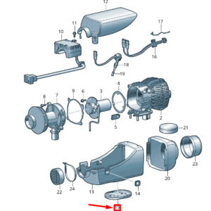 NEW VW CRAFTER 2F MK1 AUXILIARY HEATER EXTERIOR PANEL SEAL 2E0819037D