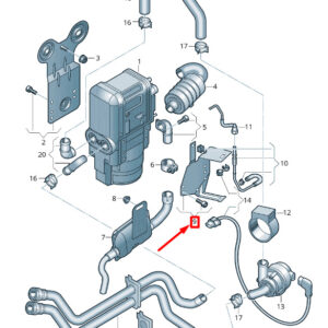 NEW VOLKSWAGEN T-ROC A11 AUXILIARY HEATER BRACKET 5Q0898595