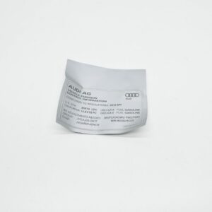 NEW AUDI Q5 FY EMISSION LABEL DATA PLATE 06M010533D ORIGINAL
