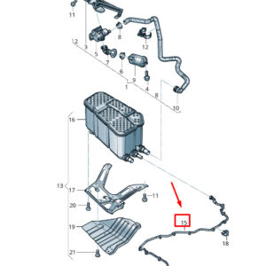 NEW AUDI Q8 4MN BREATHER LINE 4M0201995T