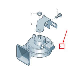 NEW AUDI Q2 GA RIGHT SIDE HIGH TONE HORN 5Q0951223J
