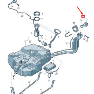 NEW VOLKSWAGEN CADDY 2K MK3 FUEL TANK CAP 107201551FH