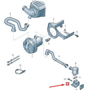 NEW VOLKSWAGEN CADDY 2K MK3 EGR VALVE ADAPTER 06A131166E