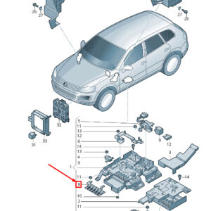 NEW VW TOUAREG 7P MK2 MINI-FUSE 100A 7P0937629C
