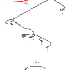 NEW AUDI Q8 4MN ROOF WIRING HARNESS 4M8971100G