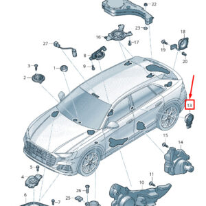 NEW AUDI Q8 4MN REAR DOOR TREBLE SPEAKER 4K0035399