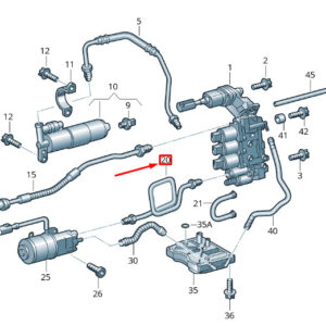 NEW VOLKSWAGEN CRAFTER 2F MK1 GEARBOX HYDRAULIC LINE 0B8325591C