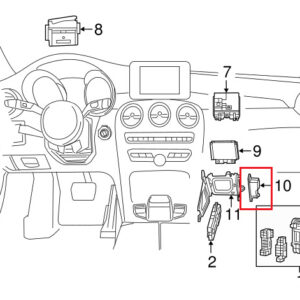 NEW MERCEDES-BENZ E W213 VOLTAGE CONVERTER A2059053414 ORIGINAL