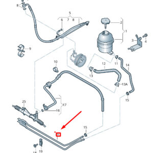 NEW VOLKSWAGEN CRAFTER 2F MK1 COOLING PIPE 2E0422091F