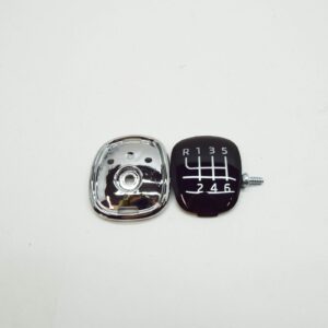 NEW SKODA SUPERB MK3 GEARSTICK KNOB BADGE REPAIR SET 5E0798117A ORIGINAL
