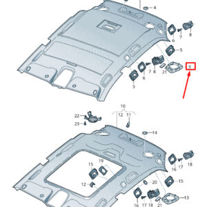NEW AUDI Q8 4MN LEFT LOUDSPEAKER TRIM 4M88681494PK