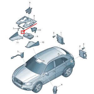 NEW AUDI RSQ3 8U LANE GUARD SYSTEM ADAPTER CABLE LOOM 4L0971028A