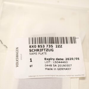 NEW AUDI S1 8X TRUNK LID S1 CHROME BADGE EMBLEM 8X08537352ZZ