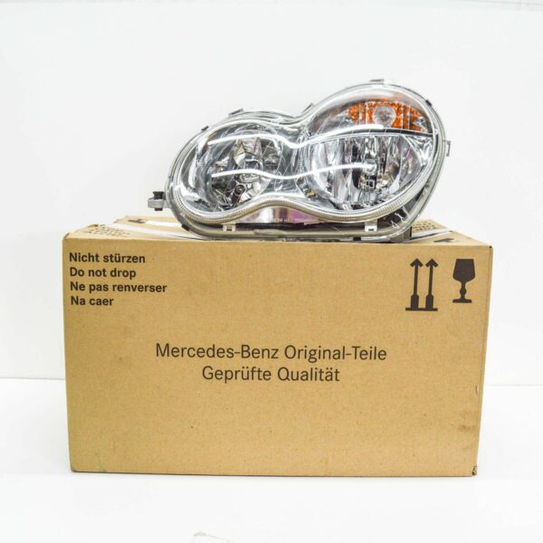 NEW MERCEDES-BENZ C W203 FRONT LEFT HEADLIGHT LHD A2038201159 ORIGINAL