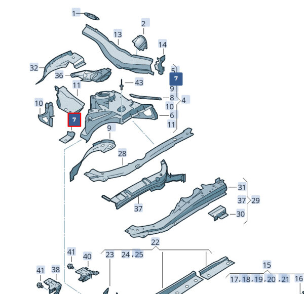 NEW AUDI RS4 AVANT B9 FRONT RIGHT SUSPENSION STRUT 8W0802452