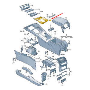NEW VOLKSWAGEN ARTEON GEAR SHIFT COVER TRIM LHD 3G1864263ML7